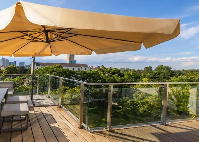 Apartment Skyline Mit Terrasse Close To Lakes *