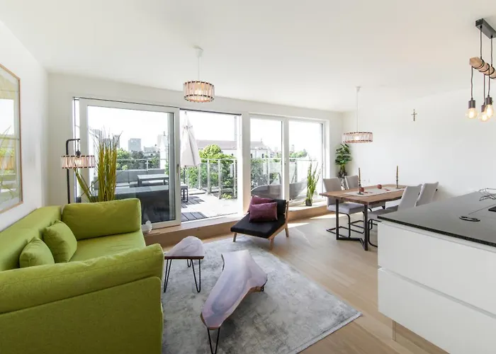 Skyline Mit Terrasse Close To Lakes Apartment *
